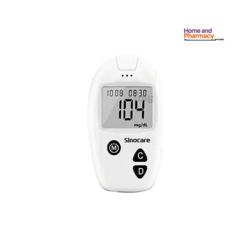 Sinocare Safe Accu WHITE Blood Glucose / Diabetes Monitor only